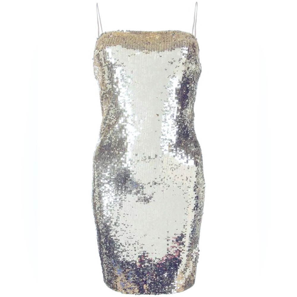 Alice + Olivia Nelle Sequined Bodycon Cocktail Dress